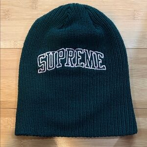 Supreme Dark Green Knit Beanie